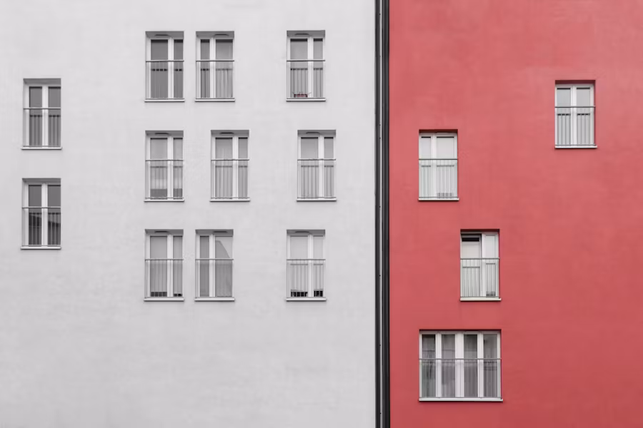 Minimal architectural geometry used for an illustrative hospitality concept